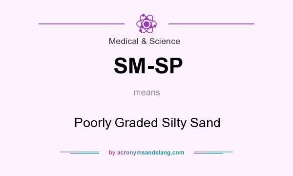 What does SM-SP mean? It stands for Poorly Graded Silty Sand