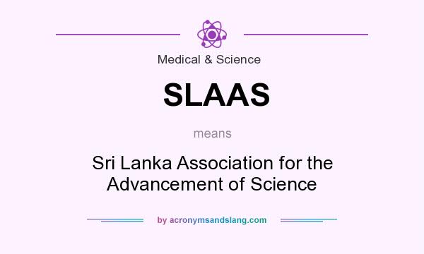 What does SLAAS mean? It stands for Sri Lanka Association for the Advancement of Science