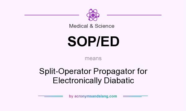 What does SOP/ED mean? It stands for Split-Operator Propagator for Electronically Diabatic