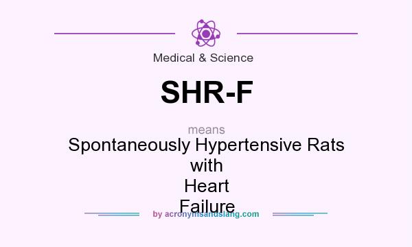 What does SHR-F mean? It stands for Spontaneously Hypertensive Rats with Heart Failure
