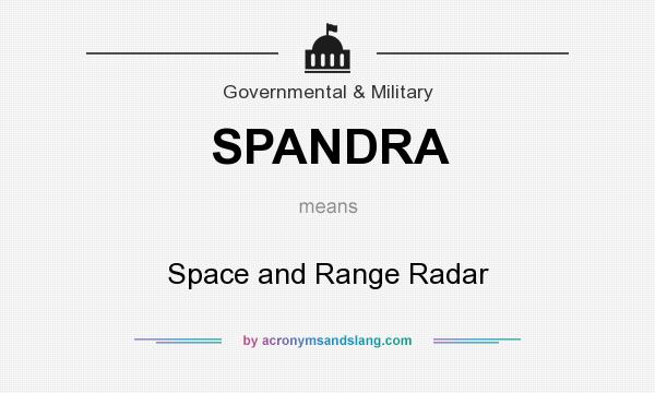 What does SPANDRA mean? It stands for Space and Range Radar