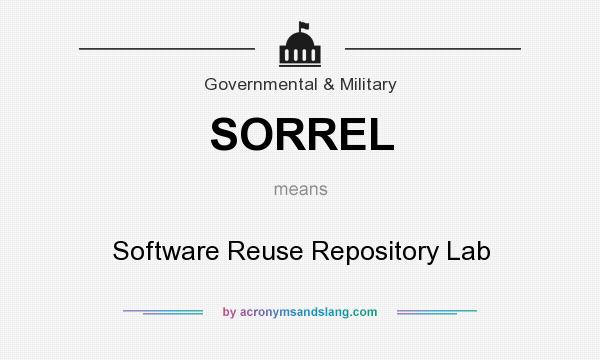 What does SORREL mean? It stands for Software Reuse Repository Lab