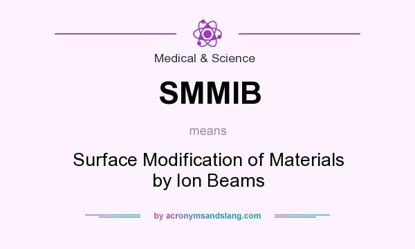What does SMMIB mean? It stands for Surface Modification of Materials by Ion Beams