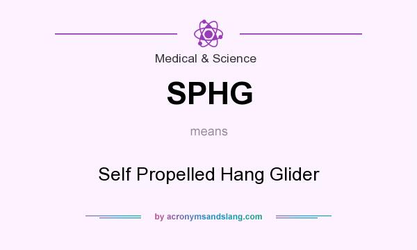 What does SPHG mean? It stands for Self Propelled Hang Glider