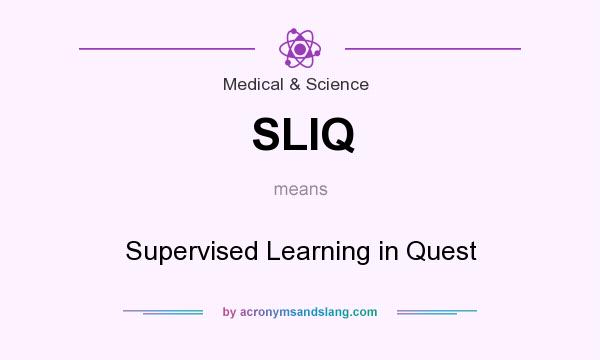 What does SLIQ mean? It stands for Supervised Learning in Quest