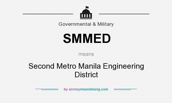 What does SMMED mean? It stands for Second Metro Manila Engineering District