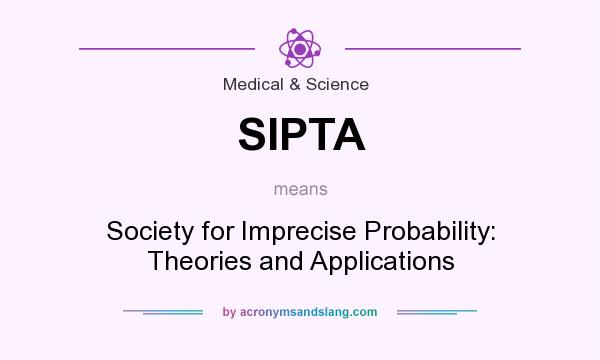 What does SIPTA mean? It stands for Society for Imprecise Probability: Theories and Applications