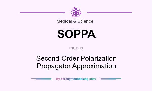 What does SOPPA mean? It stands for Second-Order Polarization Propagator Approximation