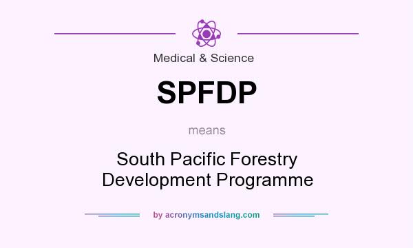 What does SPFDP mean? It stands for South Pacific Forestry Development Programme