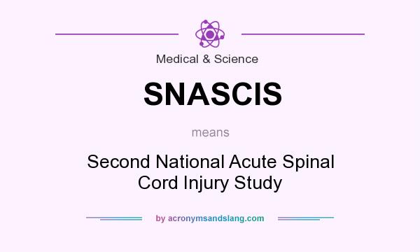 What does SNASCIS mean? It stands for Second National Acute Spinal Cord Injury Study