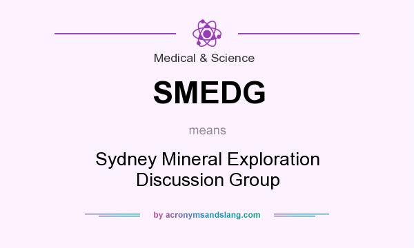 What does SMEDG mean? It stands for Sydney Mineral Exploration Discussion Group