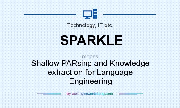 What does SPARKLE mean? It stands for Shallow PARsing and Knowledge extraction for Language Engineering