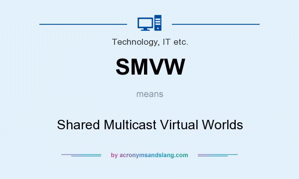 What does SMVW mean? It stands for Shared Multicast Virtual Worlds