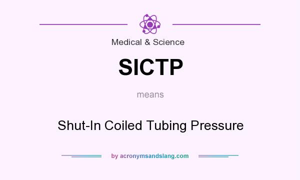 What does SICTP mean? It stands for Shut-In Coiled Tubing Pressure