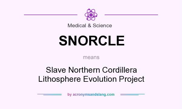 What does SNORCLE mean? It stands for Slave Northern Cordillera Lithosphere Evolution Project