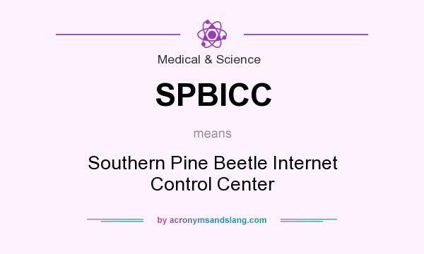 What does SPBICC mean? It stands for Southern Pine Beetle Internet Control Center