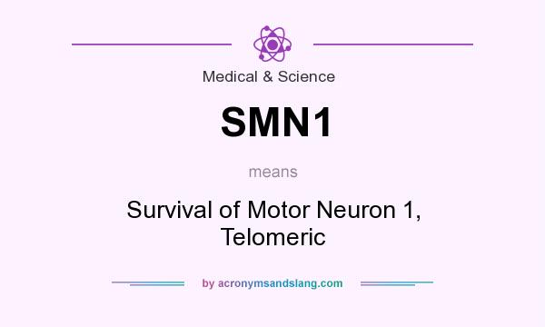 What does SMN1 mean? It stands for Survival of Motor Neuron 1, Telomeric