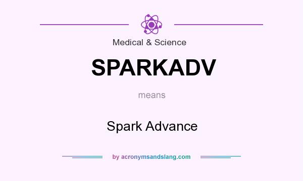 What does SPARKADV mean? It stands for Spark Advance