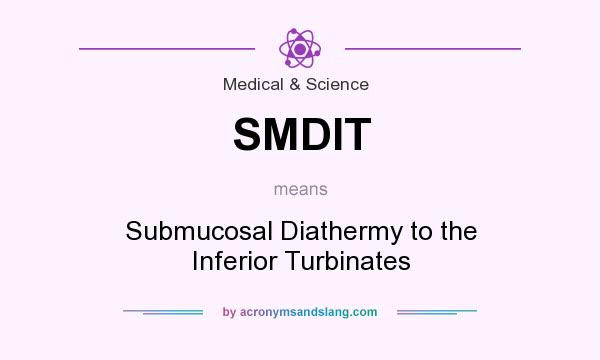 What does SMDIT mean? It stands for Submucosal Diathermy to the Inferior Turbinates