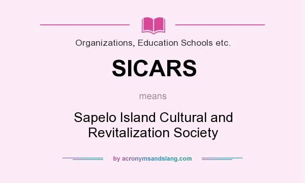 What does SICARS mean? It stands for Sapelo Island Cultural and Revitalization Society