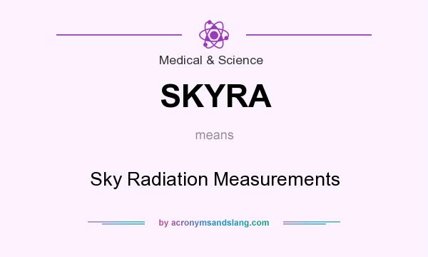 What does SKYRA mean? It stands for Sky Radiation Measurements