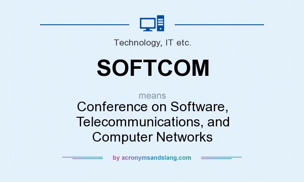 What does SOFTCOM mean? It stands for Conference on Software, Telecommunications, and Computer Networks