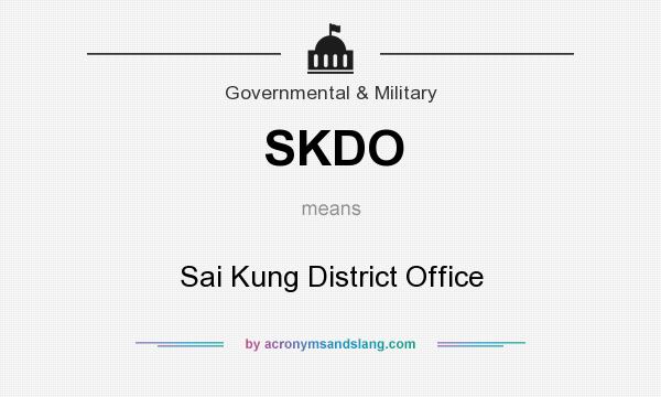 What does SKDO mean? It stands for Sai Kung District Office