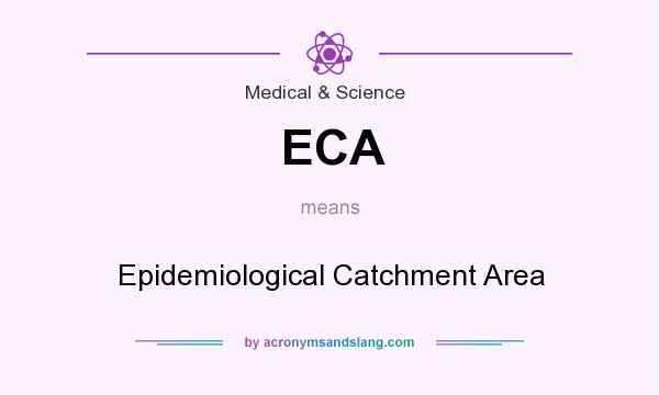 What does ECA mean? It stands for Epidemiological Catchment Area