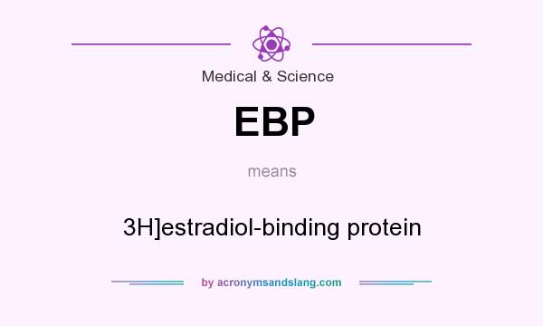 What does EBP mean? It stands for 3H]estradiol-binding protein