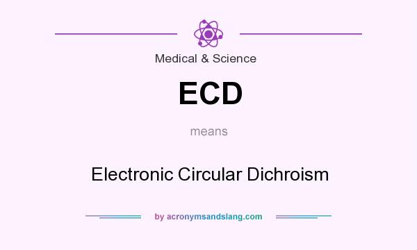 What does ECD mean? It stands for Electronic Circular Dichroism