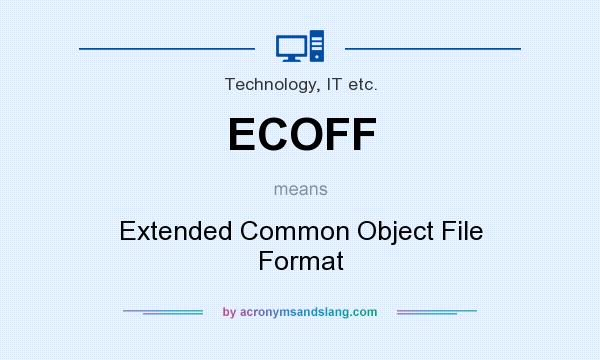 What does ECOFF mean? It stands for Extended Common Object File Format