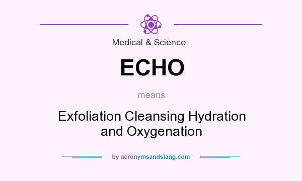 What does ECHO mean? It stands for Exfoliation Cleansing Hydration and Oxygenation