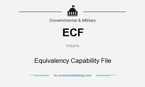 What does ECF mean? It stands for Equivalency Capability File