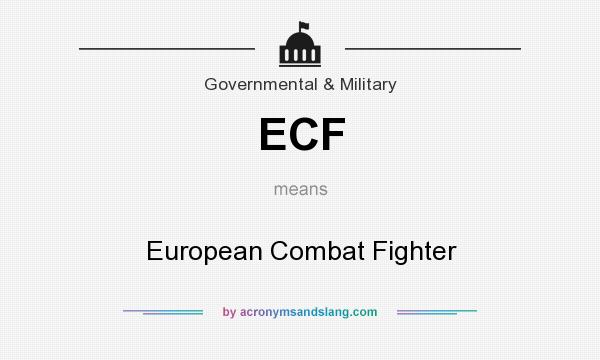 What does ECF mean? It stands for European Combat Fighter