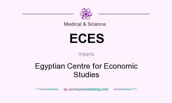 What does ECES mean? It stands for Egyptian Centre for Economic Studies