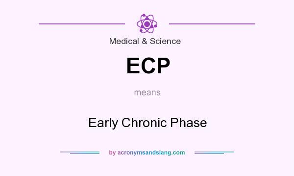 What does ECP mean? It stands for Early Chronic Phase