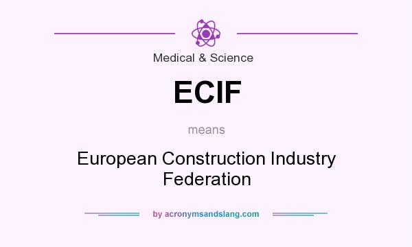 What does ECIF mean? It stands for European Construction Industry Federation