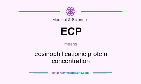 What does ECP mean? It stands for eosinophil cationic protein concentration