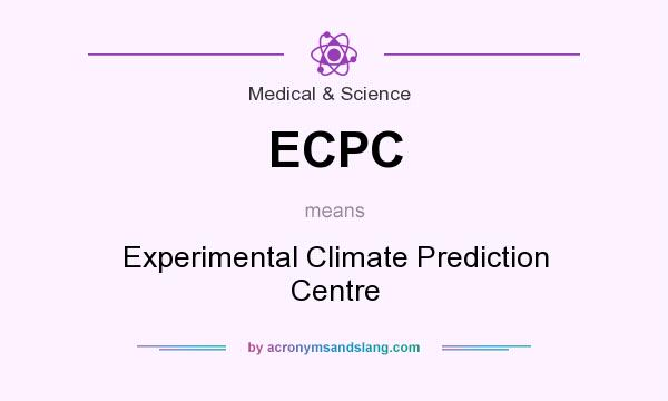 What does ECPC mean? It stands for Experimental Climate Prediction Centre