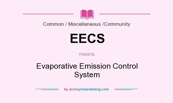 What does EECS mean? It stands for Evaporative Emission Control System