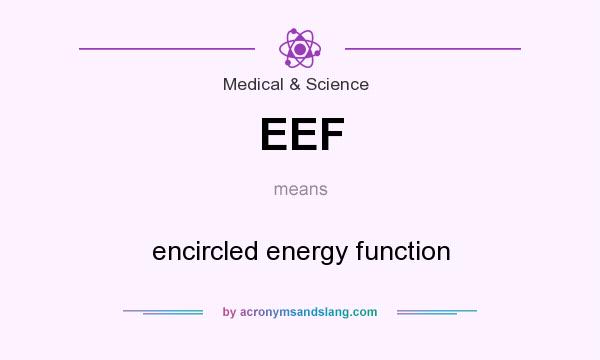 What does EEF mean? It stands for encircled energy function