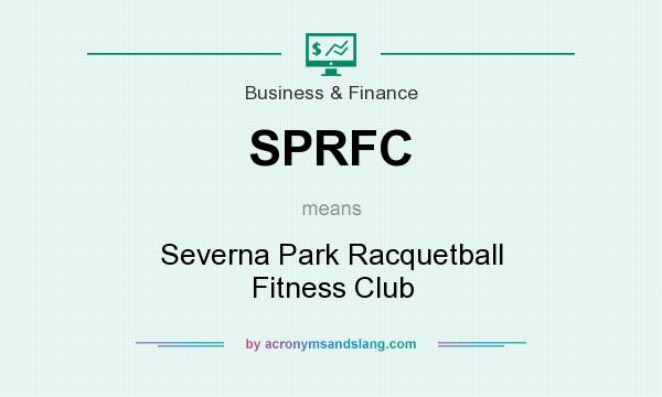 What does SPRFC mean? It stands for Severna Park Racquetball Fitness Club