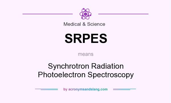 What does SRPES mean? It stands for Synchrotron Radiation Photoelectron Spectroscopy