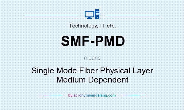What does SMF-PMD mean? It stands for Single Mode Fiber Physical Layer Medium Dependent