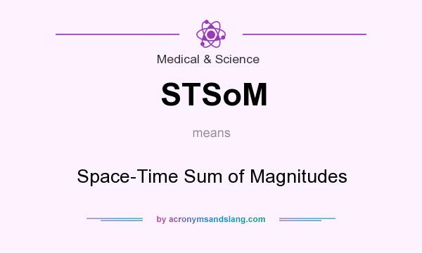 What does STSoM mean? It stands for Space-Time Sum of Magnitudes