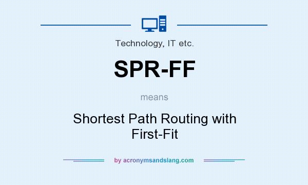 What does SPR-FF mean? It stands for Shortest Path Routing with First-Fit