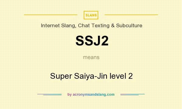 What does SSJ2 mean? It stands for Super Saiya-Jin level 2