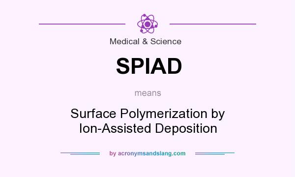 What does SPIAD mean? It stands for Surface Polymerization by Ion-Assisted Deposition