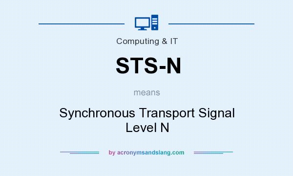 What does STS-N mean? It stands for Synchronous Transport Signal Level N