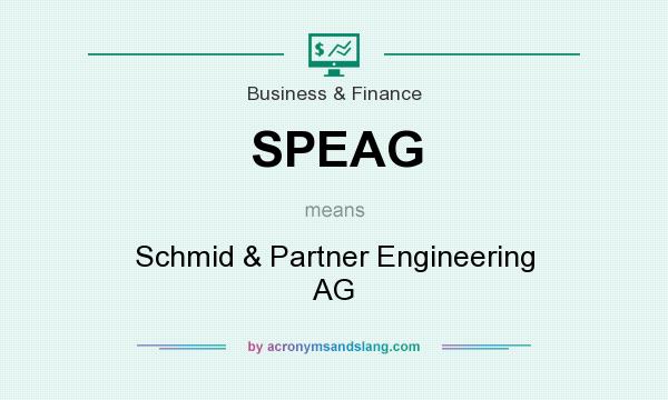 What does SPEAG mean? It stands for Schmid & Partner Engineering AG